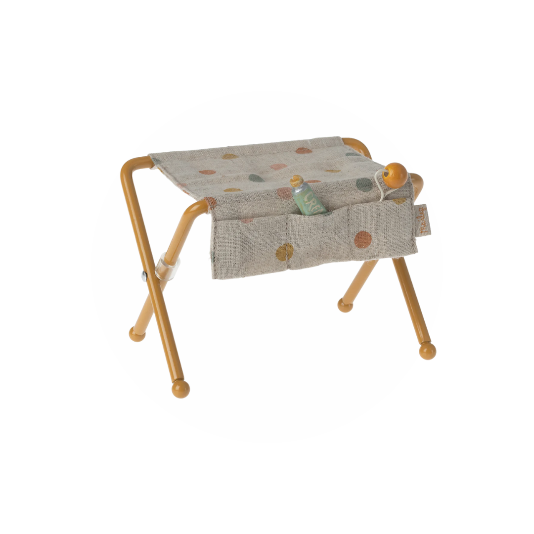 Maileg Baby Mouse Nursery Table, Ocher