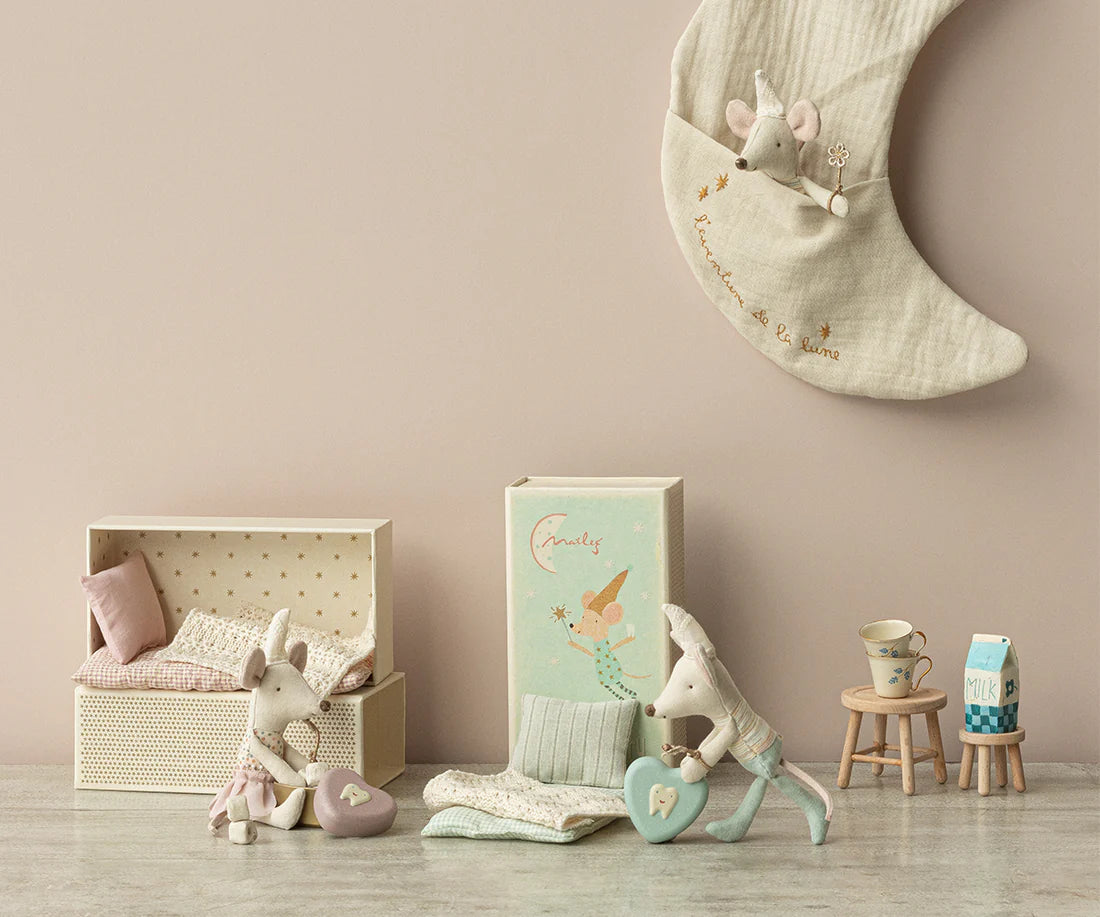 Maileg Sweet Dreams Little Tooth Fairy, Little Brother, Gift Set