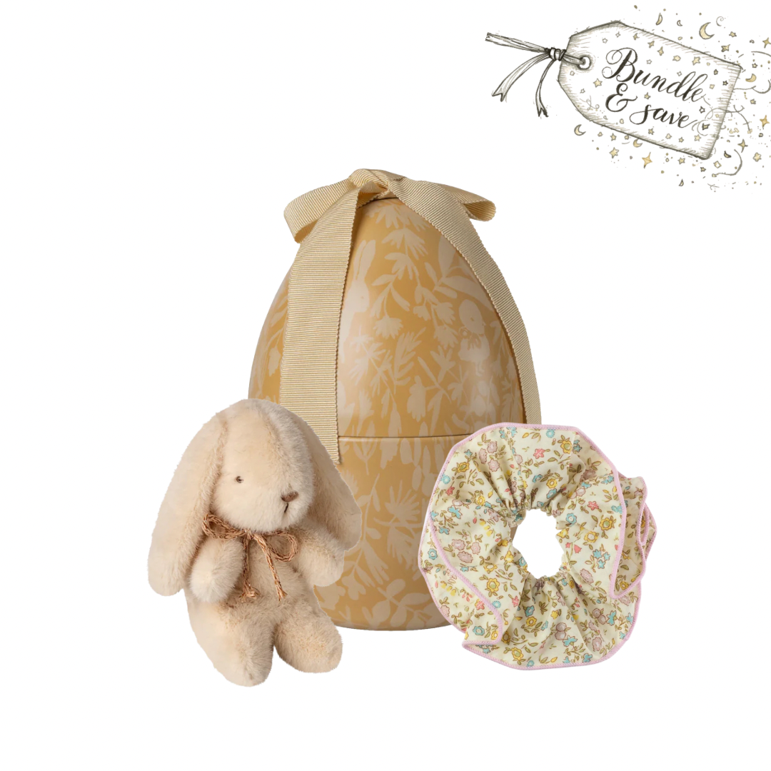 Bunny Easter Egg Treat Gift Set - Yellow