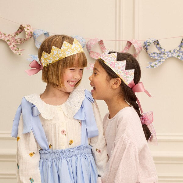 Meri Meri x Liberty Party Crowns ( 8 pack )