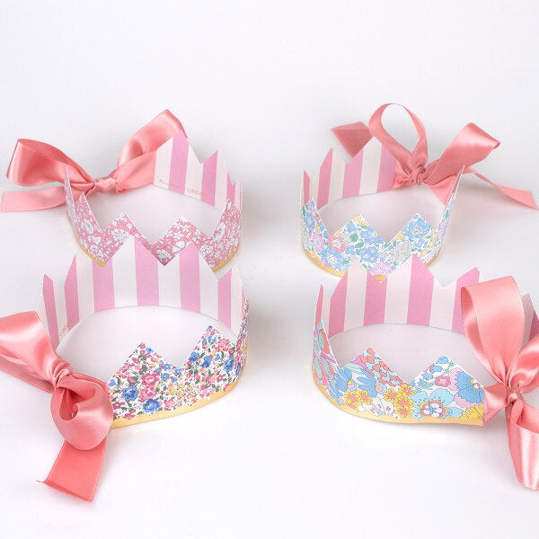 Meri Meri x Liberty Party Crowns ( 8 pack )