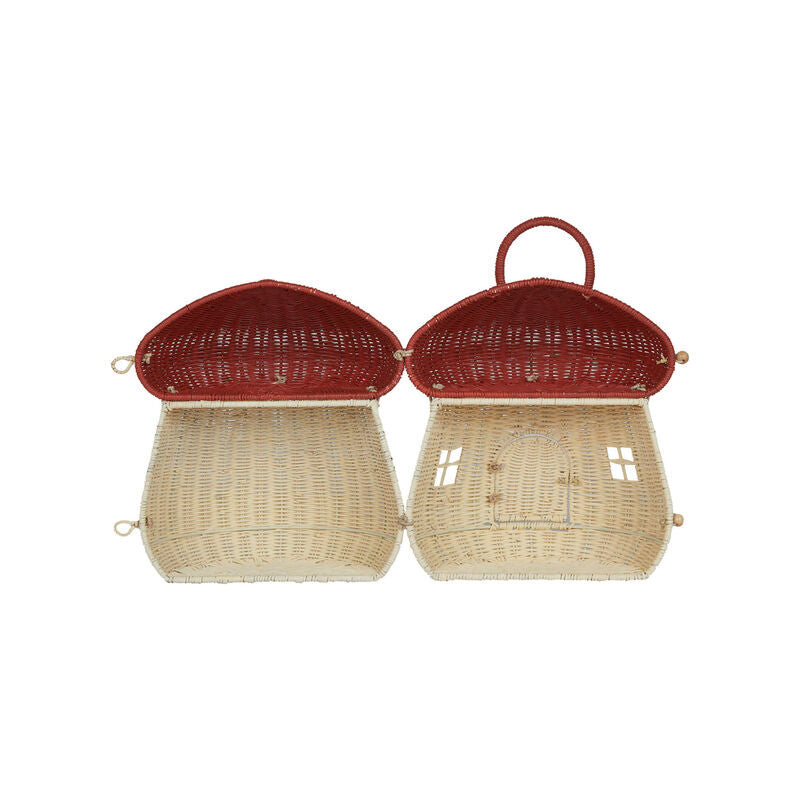 Olli Ella Mushroom Doll House - Red