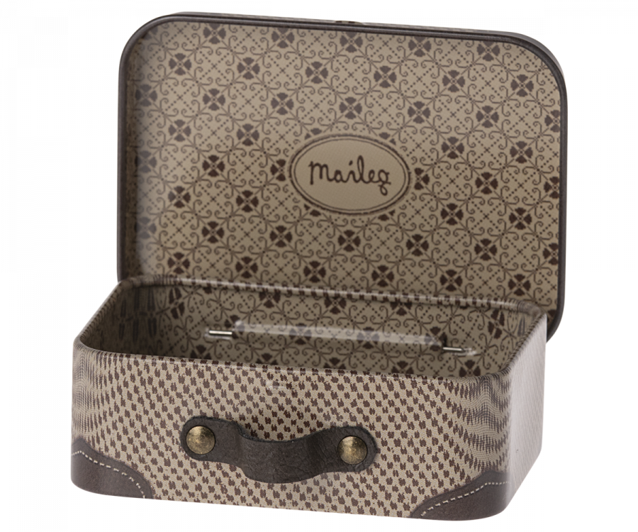 Maileg Metal Suitcase, Micro, Off-White