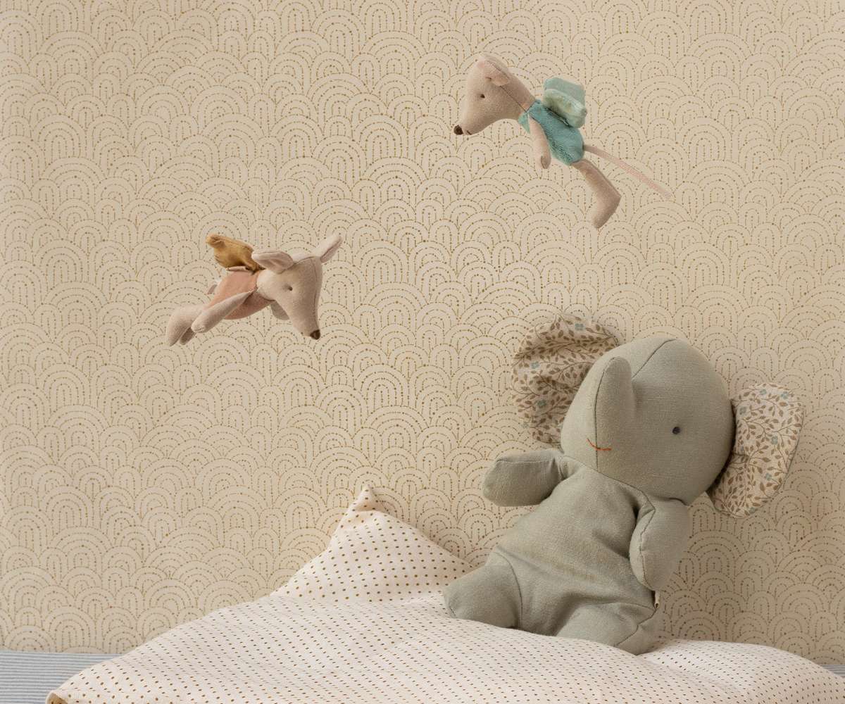 Maileg Fairy mouse, Little - Mint