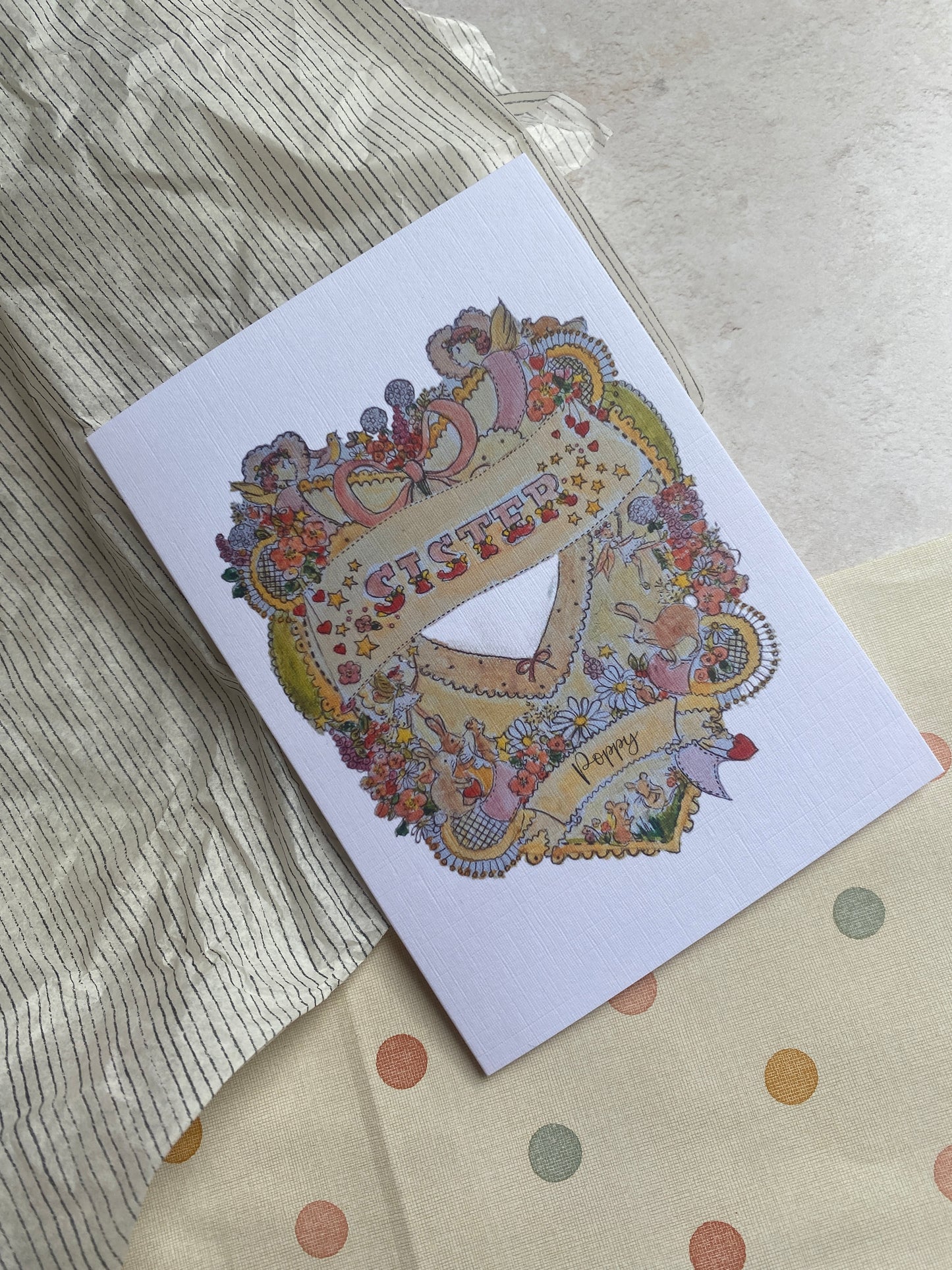 Personalised Sister Card