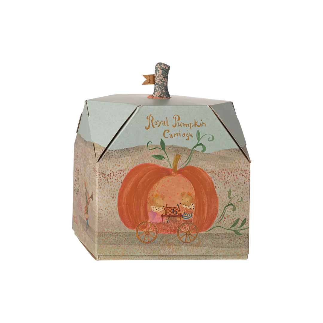 Maileg Pumpkin Carriage, Mouse