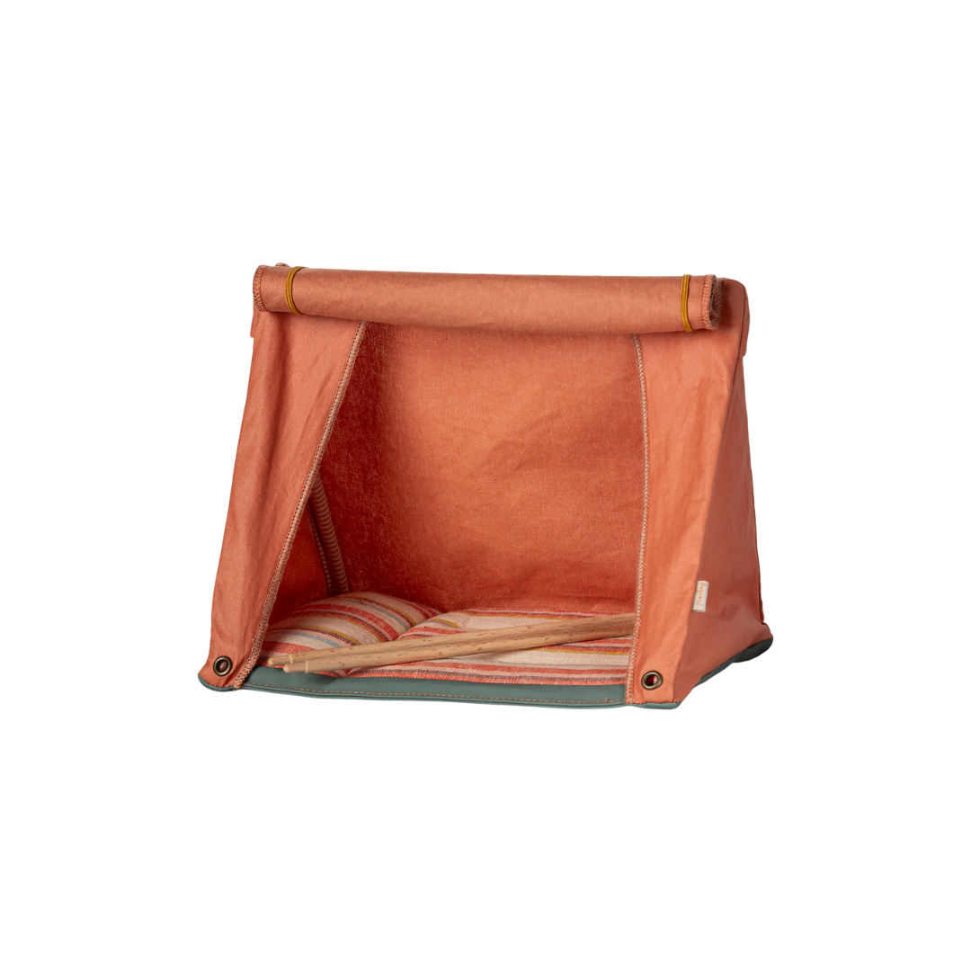 Maileg Happy camper tent, Mouse - Orange