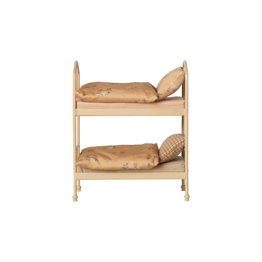 Maileg Bunk bed, Mouse - Wheat