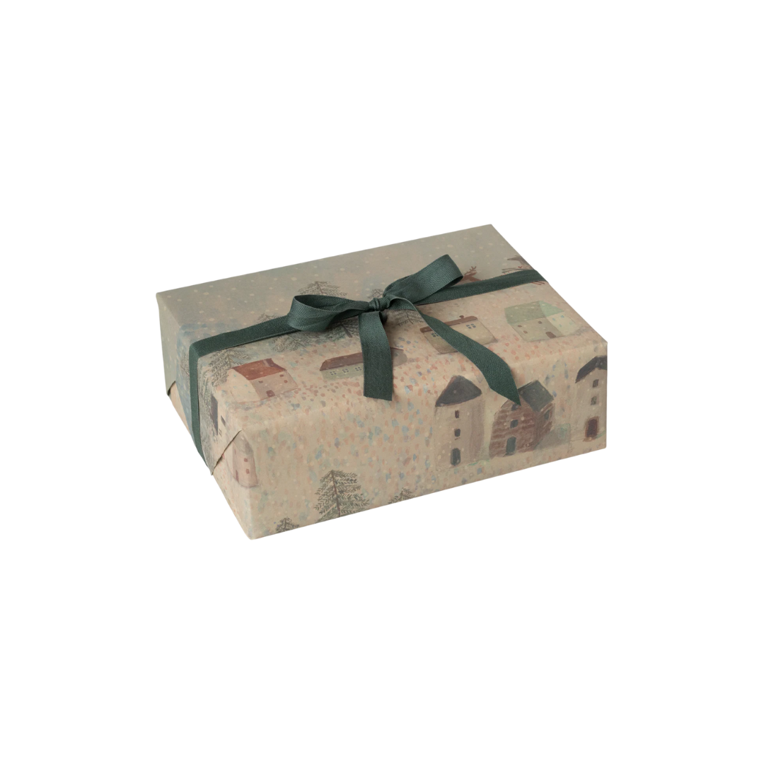 Maileg Gift wrap, 10 m - Santa is coming