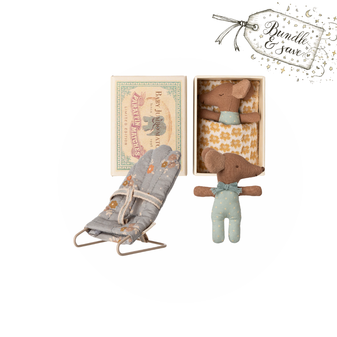 Maileg Bouncing Baby Bundle - Blue