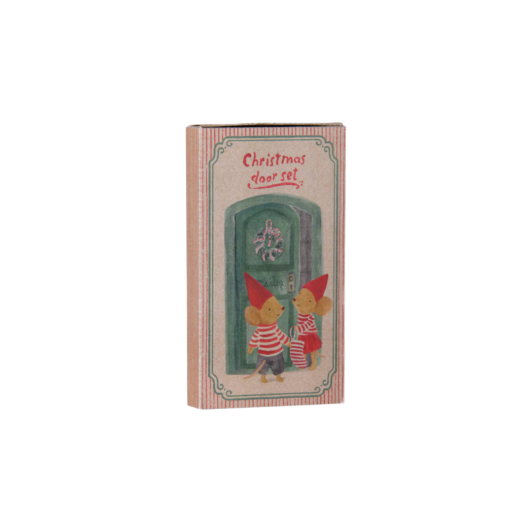 Maileg Christmas door set, Mouse