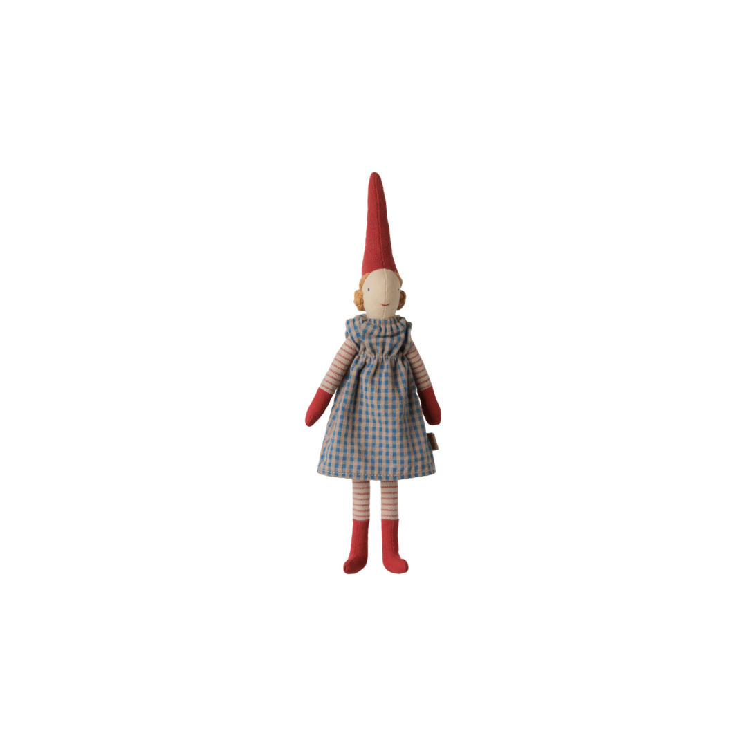 Maileg Pixy, Size 1 - Girl - Blue dress