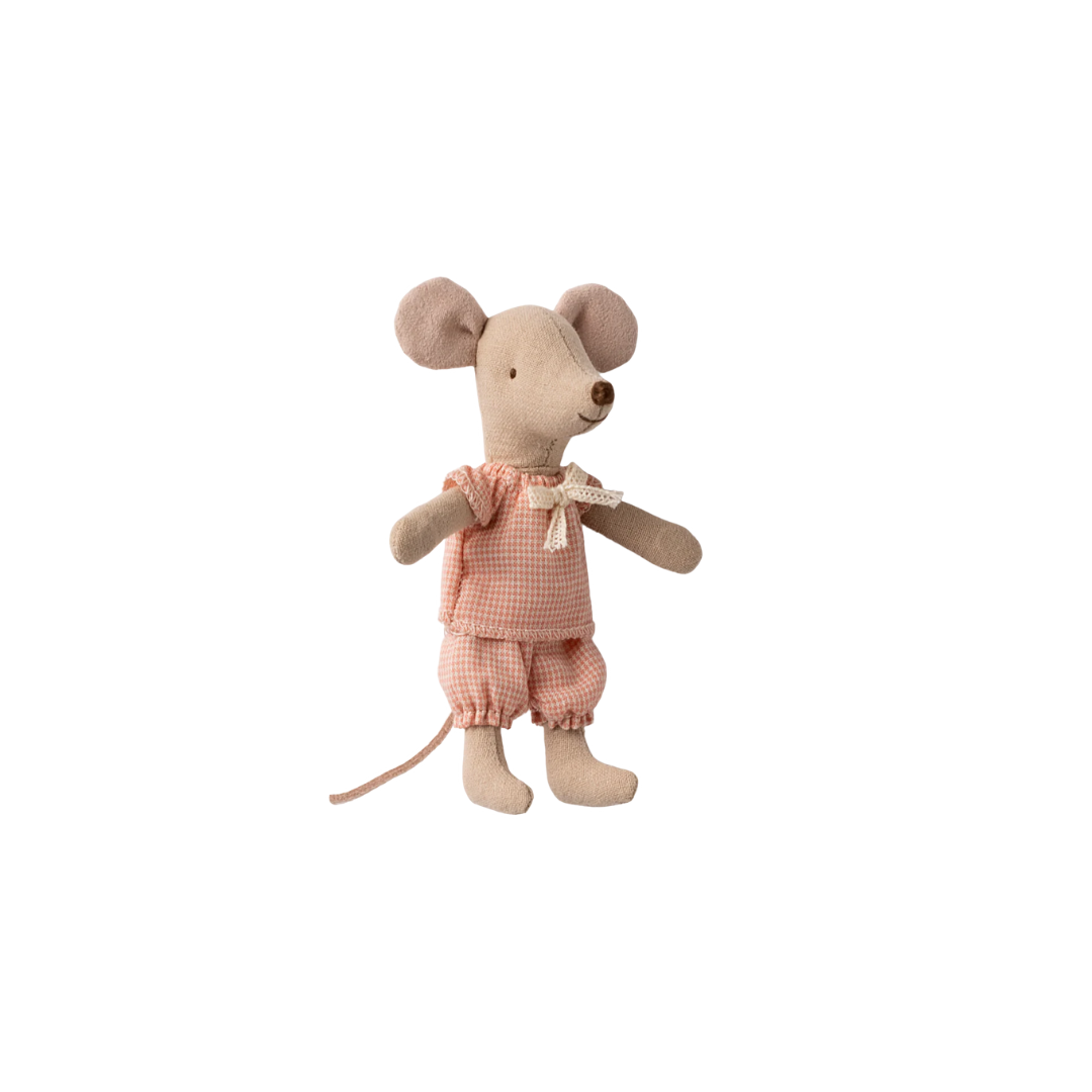 Maileg Little sister mouse in matchbox