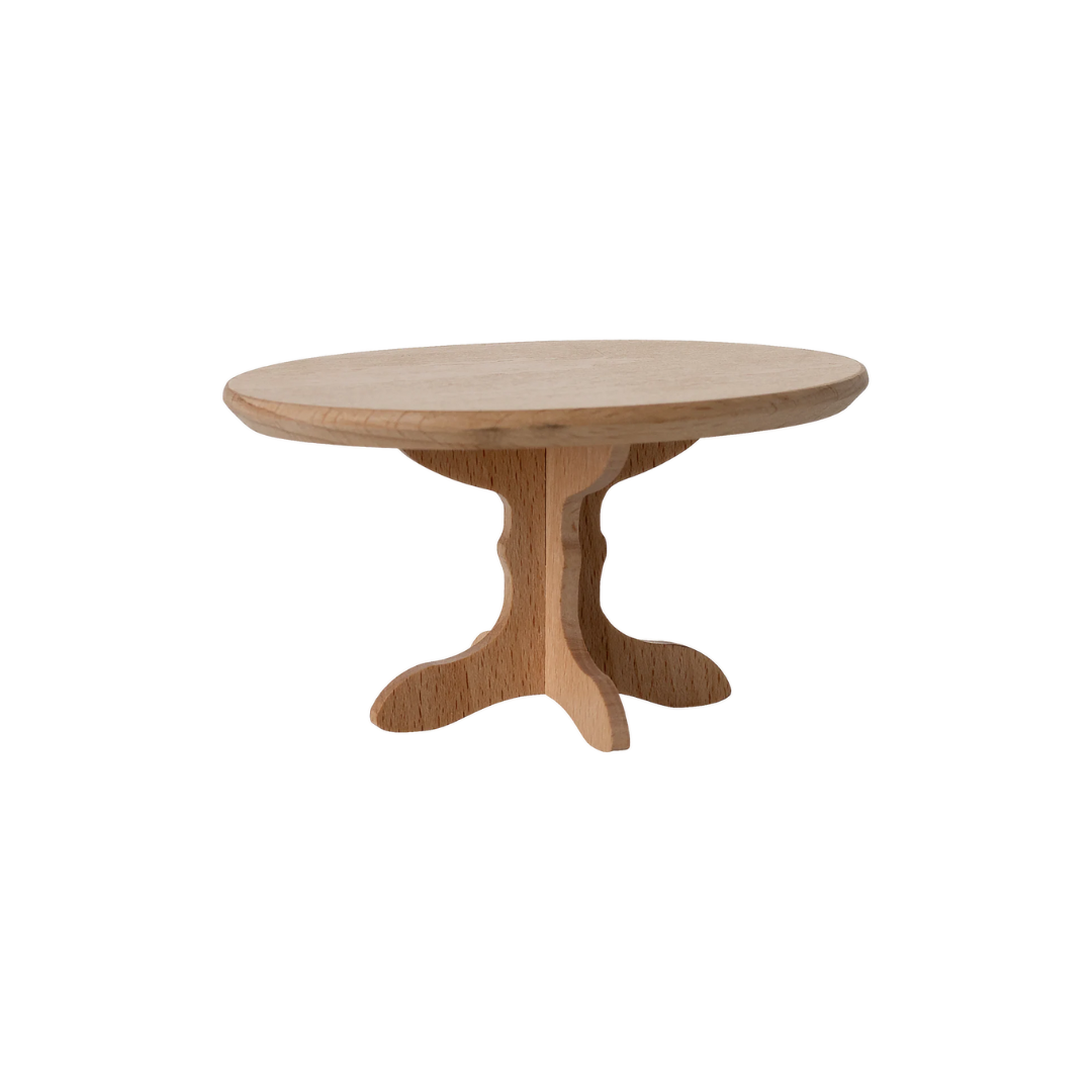 Maileg Oval Dining Table, Mouse - Nature