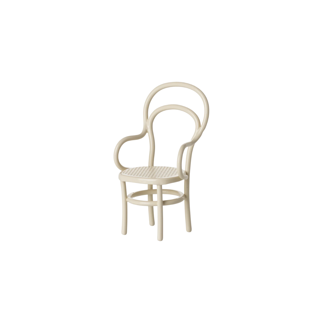 Maileg Vintage chair, Mouse - Off white