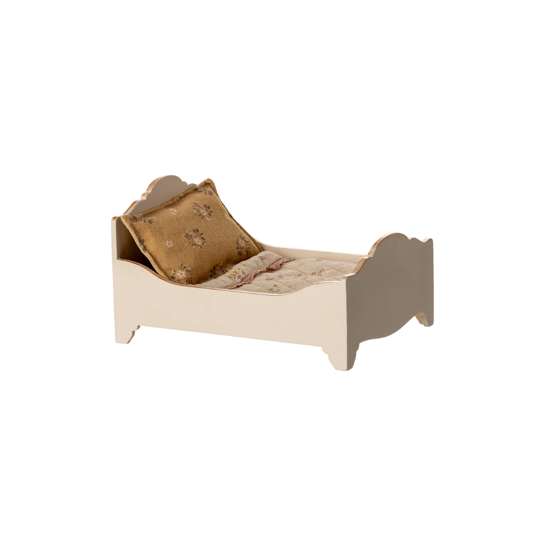 Maileg Bed, Mouse - Off White