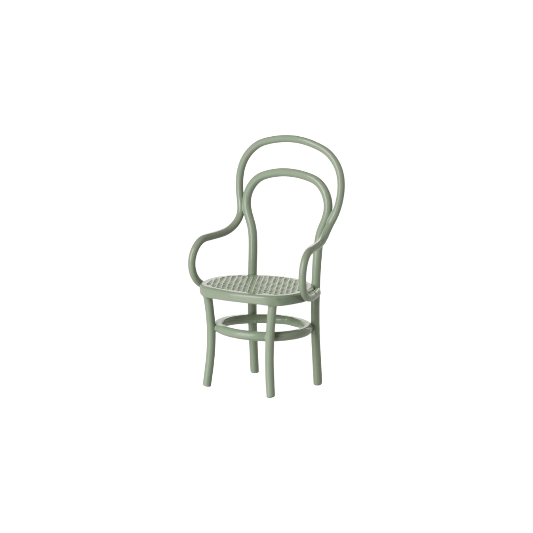 Maileg Vintage chair, Mouse - Mint