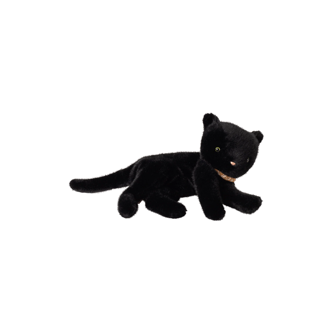 Maileg Sleeping kitten plush, Medium - Black