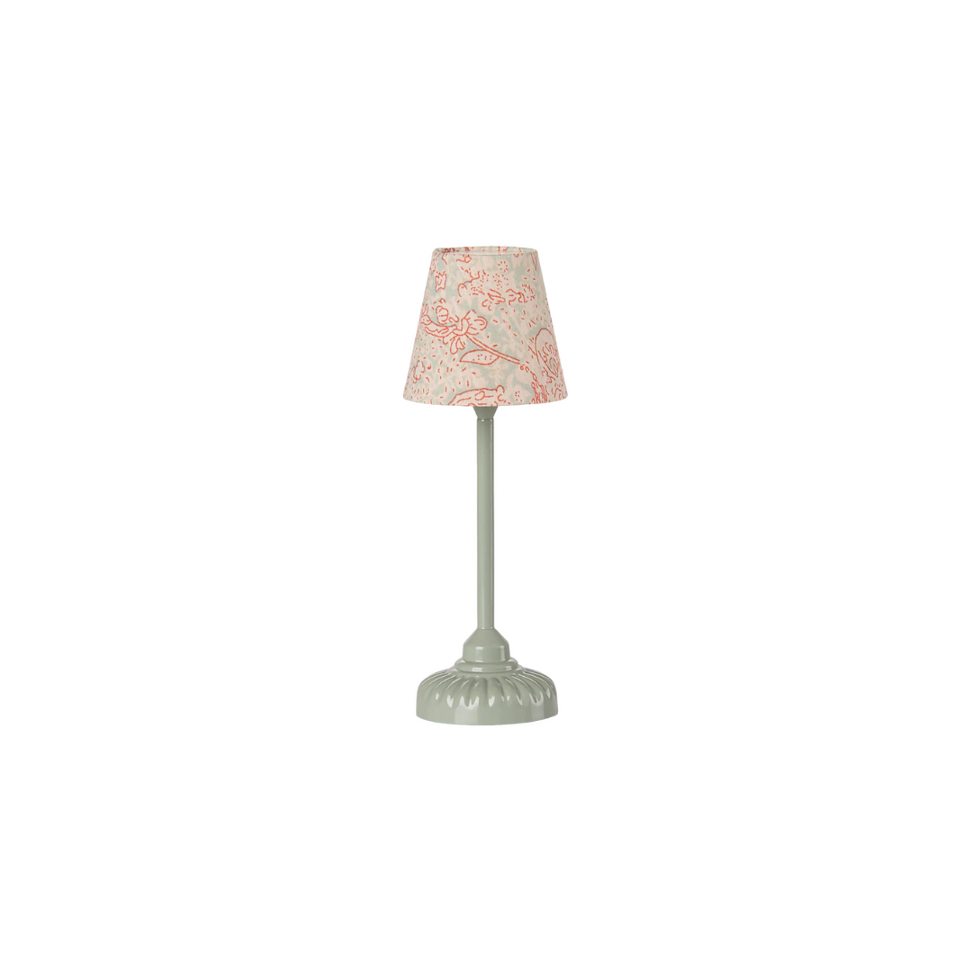 Maileg Vintage floor lamp, Mouse - Mint