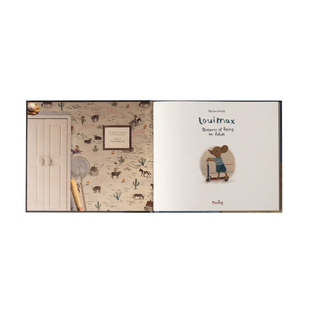 Maileg LouiMax Book - Dreams of being an adult