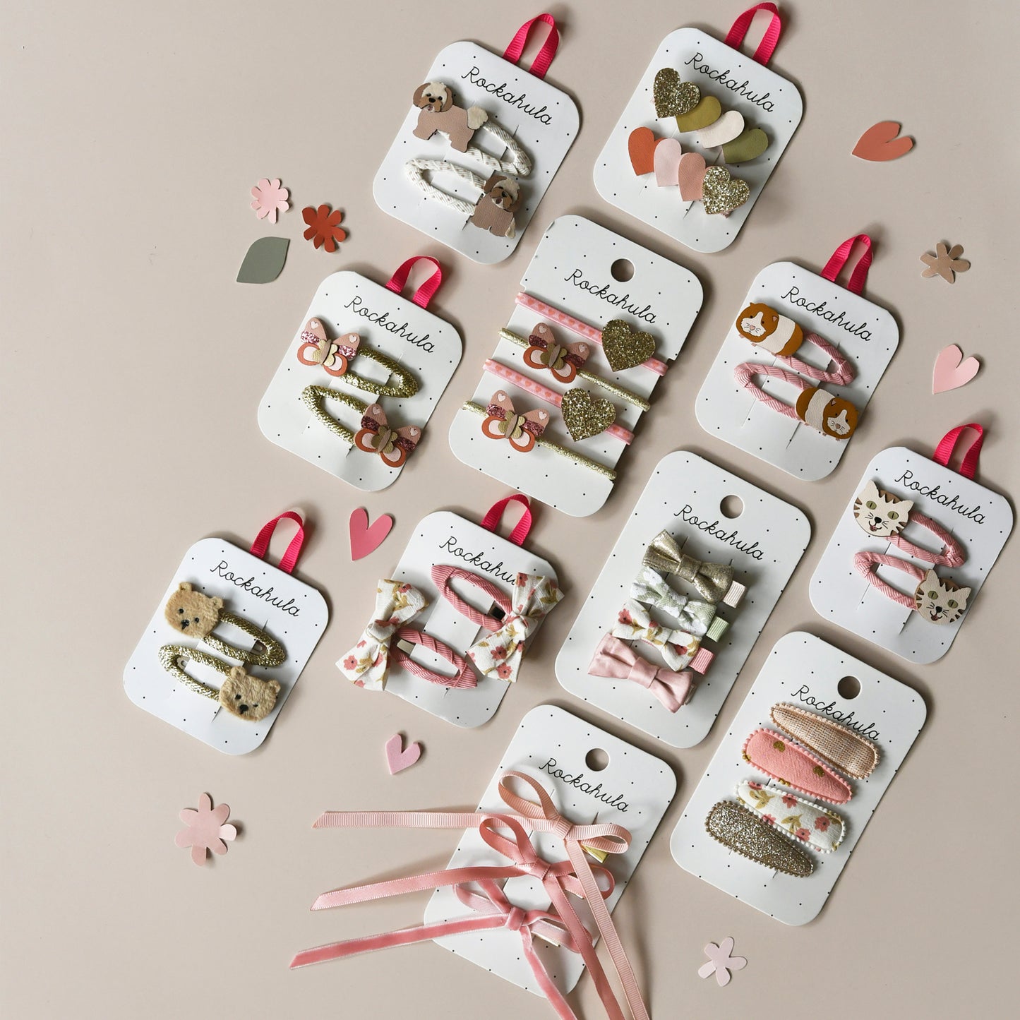 Rockahula Very Cutesy Long Bow Clips