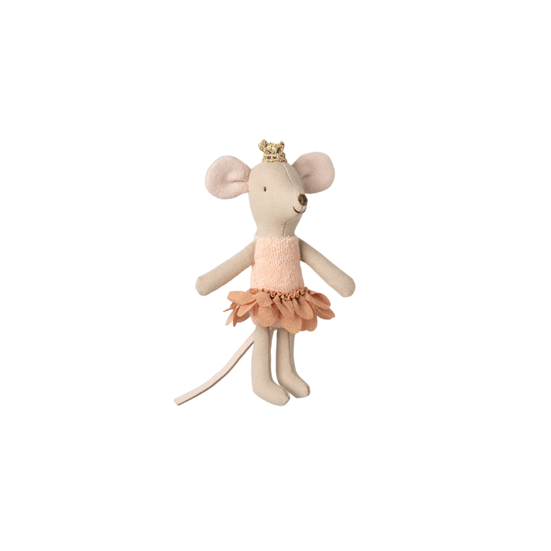 Maileg Princess mouse, Little sister in matchbox