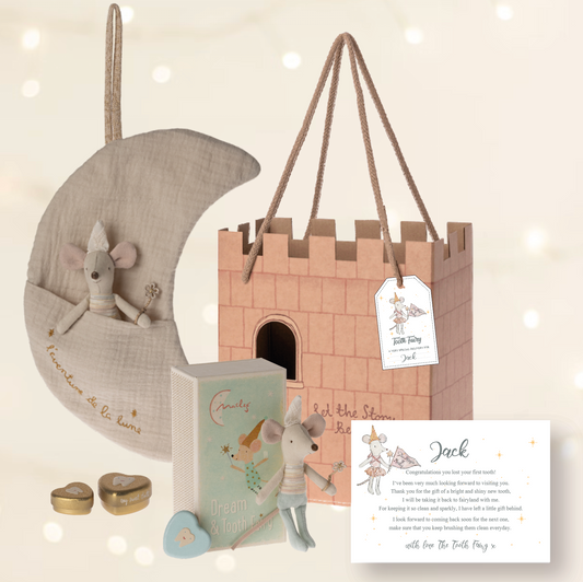 Maileg SS24 Tooth Fairy Mouse Blue Gift Box (DUE END JUNE)