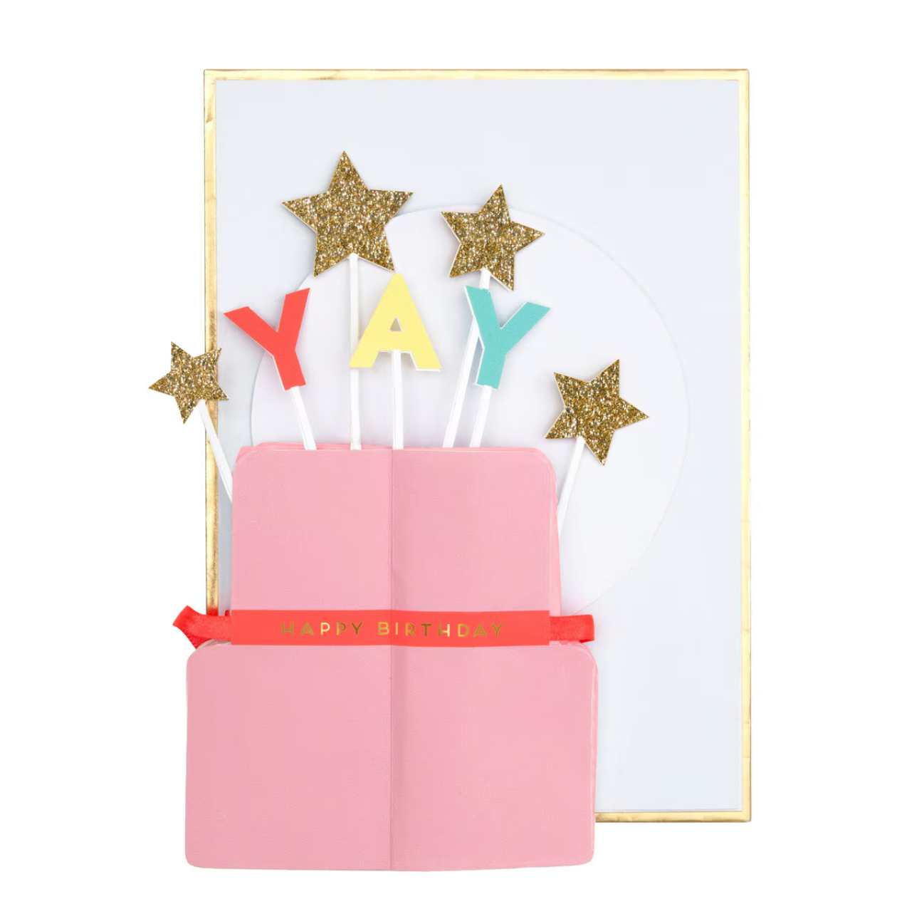 Meri Meri Yay! Cake Stand-Up Birthday Card