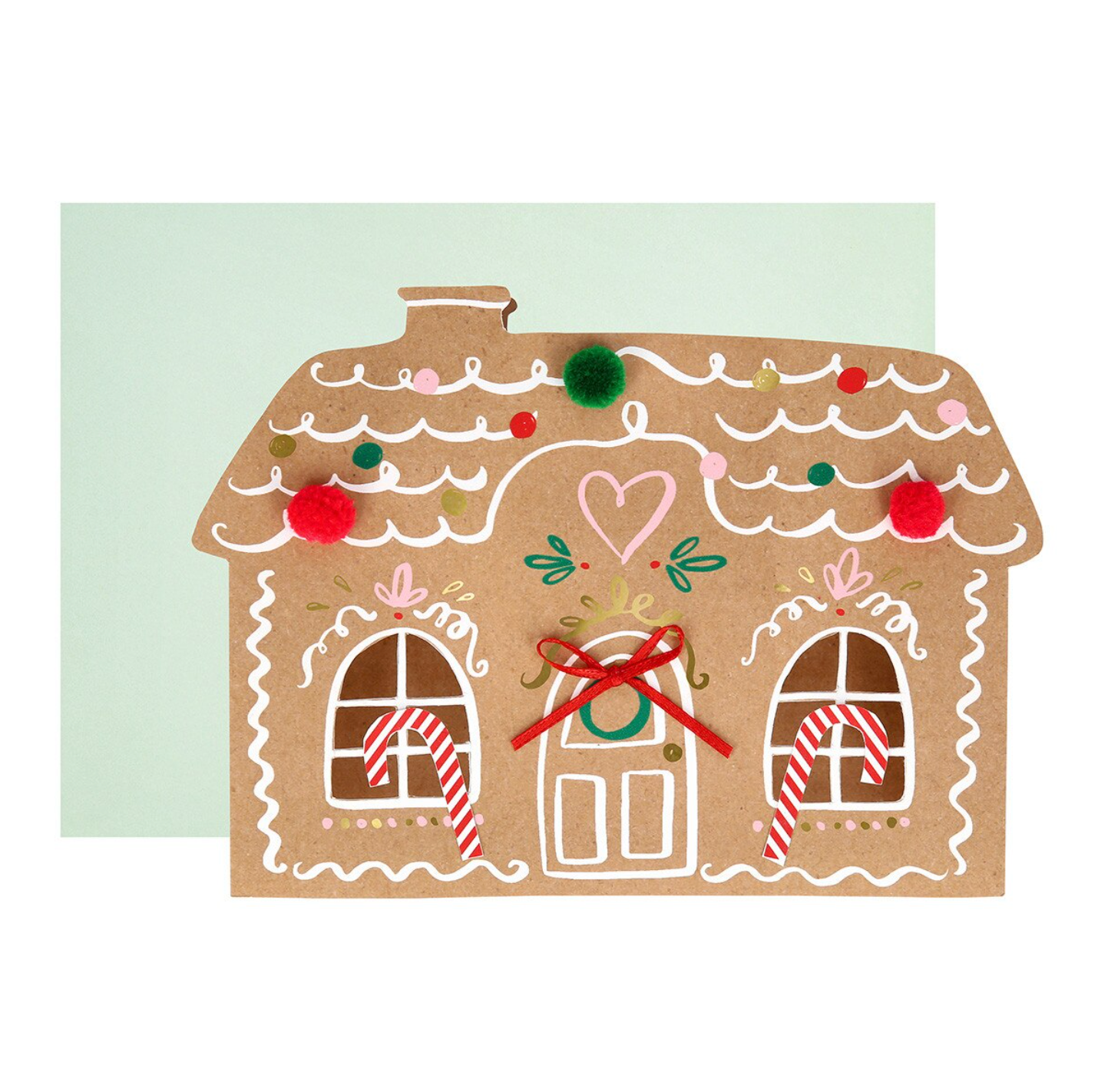 Meri Meri Pop-Up Gingerbread Scene Card