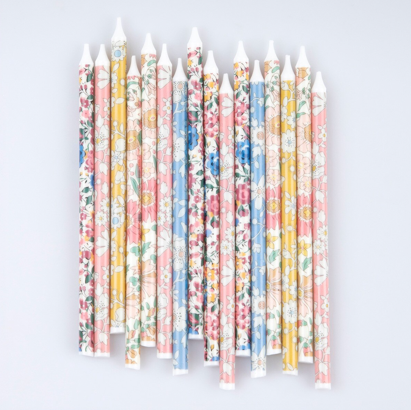 Meri Meri x Liberty Mixed Print Party Candles (x 16)