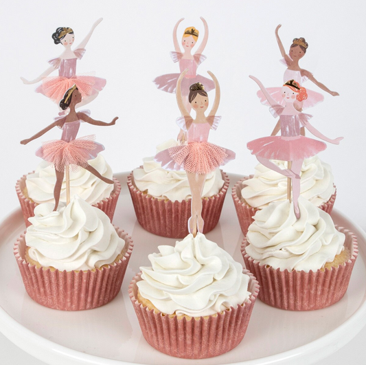 Meri Meri Ballerina Cupcake Kit (x 24 toppers)