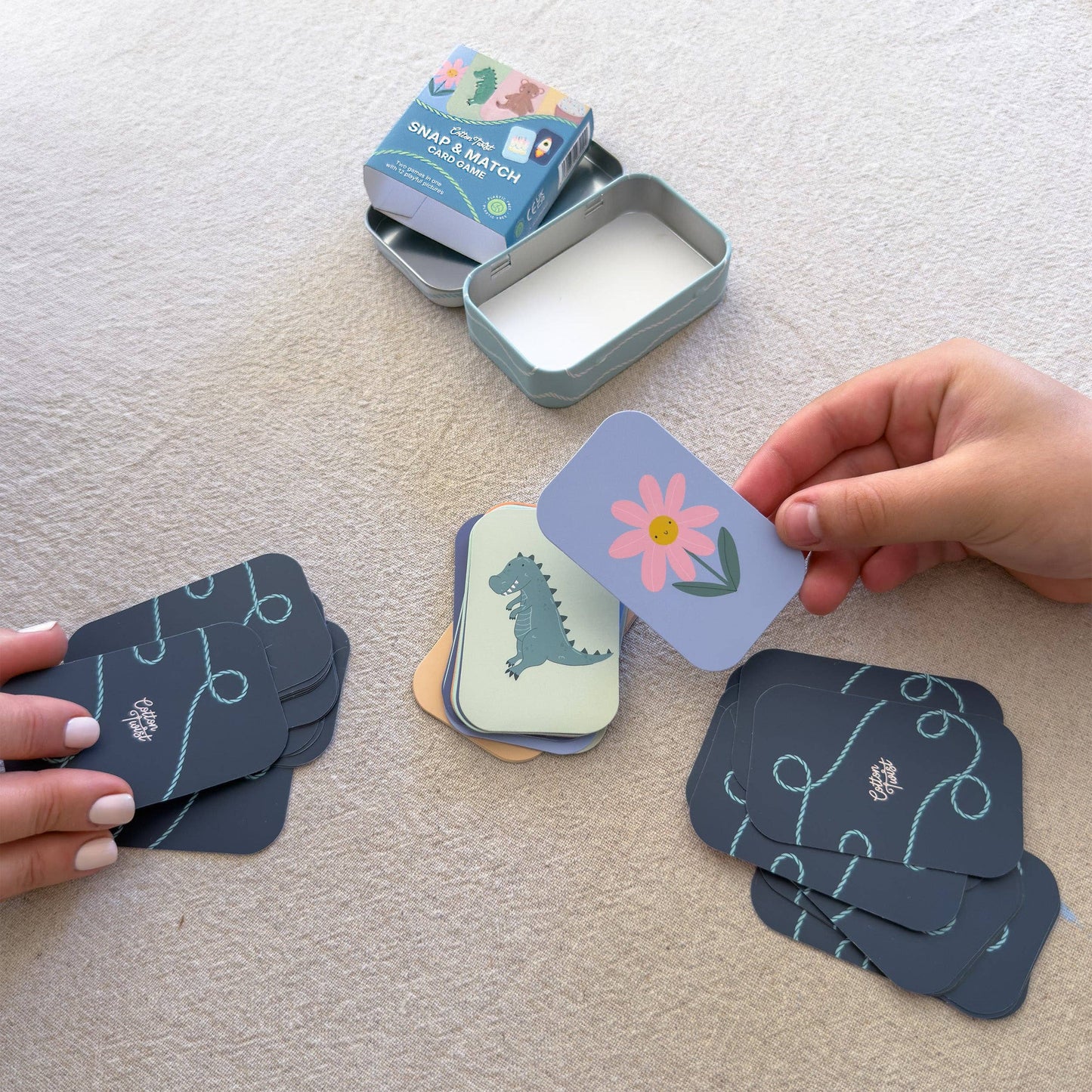 Cotton Twist (WE PREPAY ALL USA DUTIES) - Snap & Match Card Game