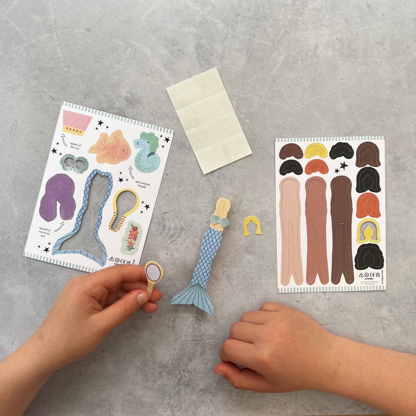 Cotton Twist Make Your Own Mermaid Peg Doll