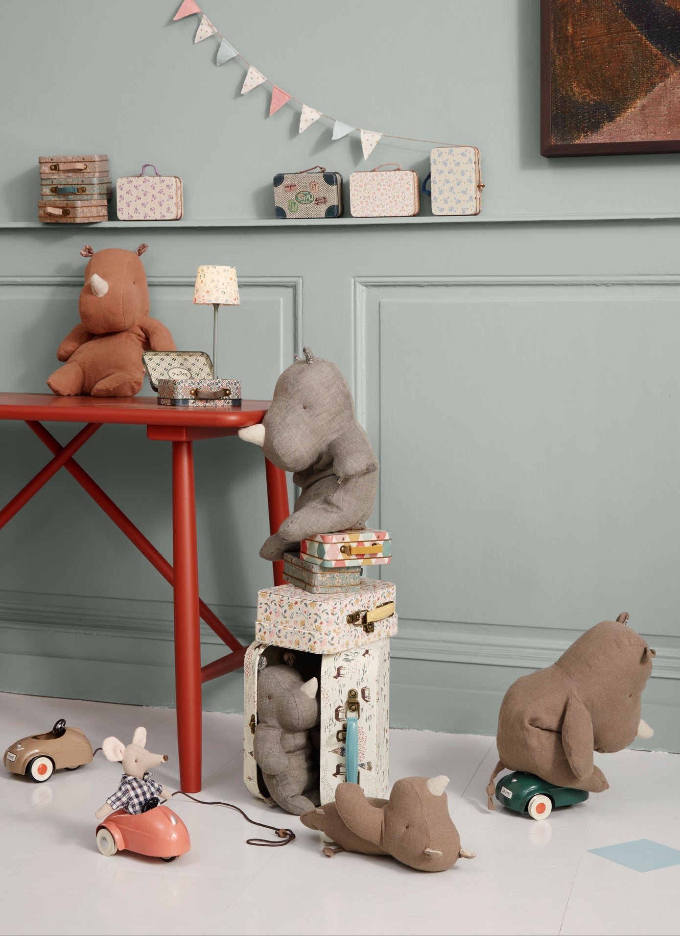 Maileg Metal Suitcase, Merle Pink