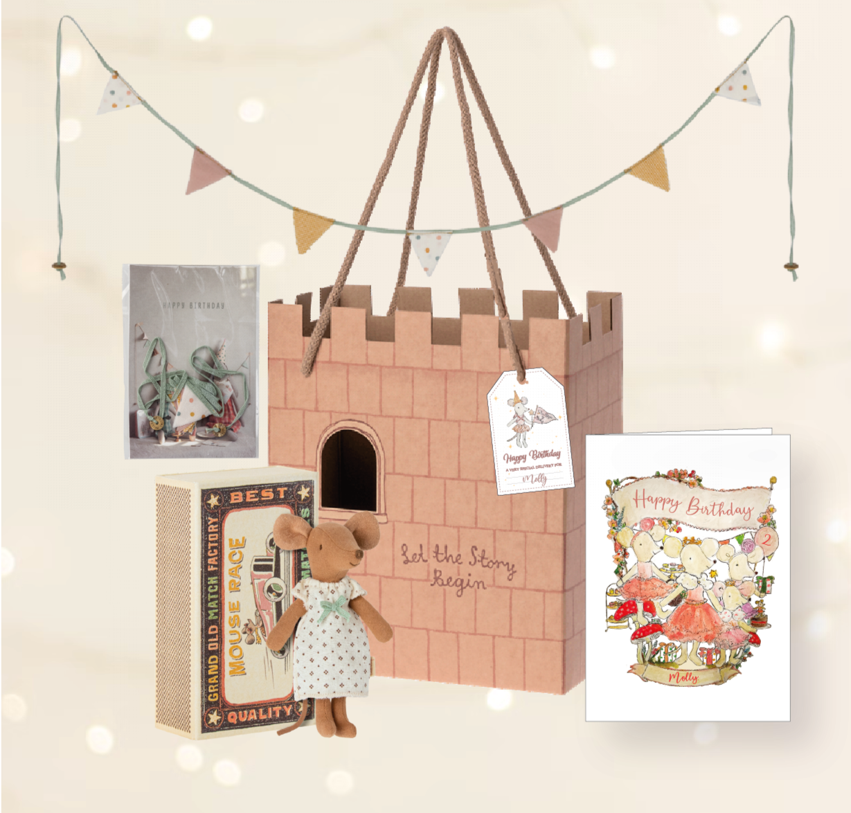 Maileg Sister Mouse Birthday Box