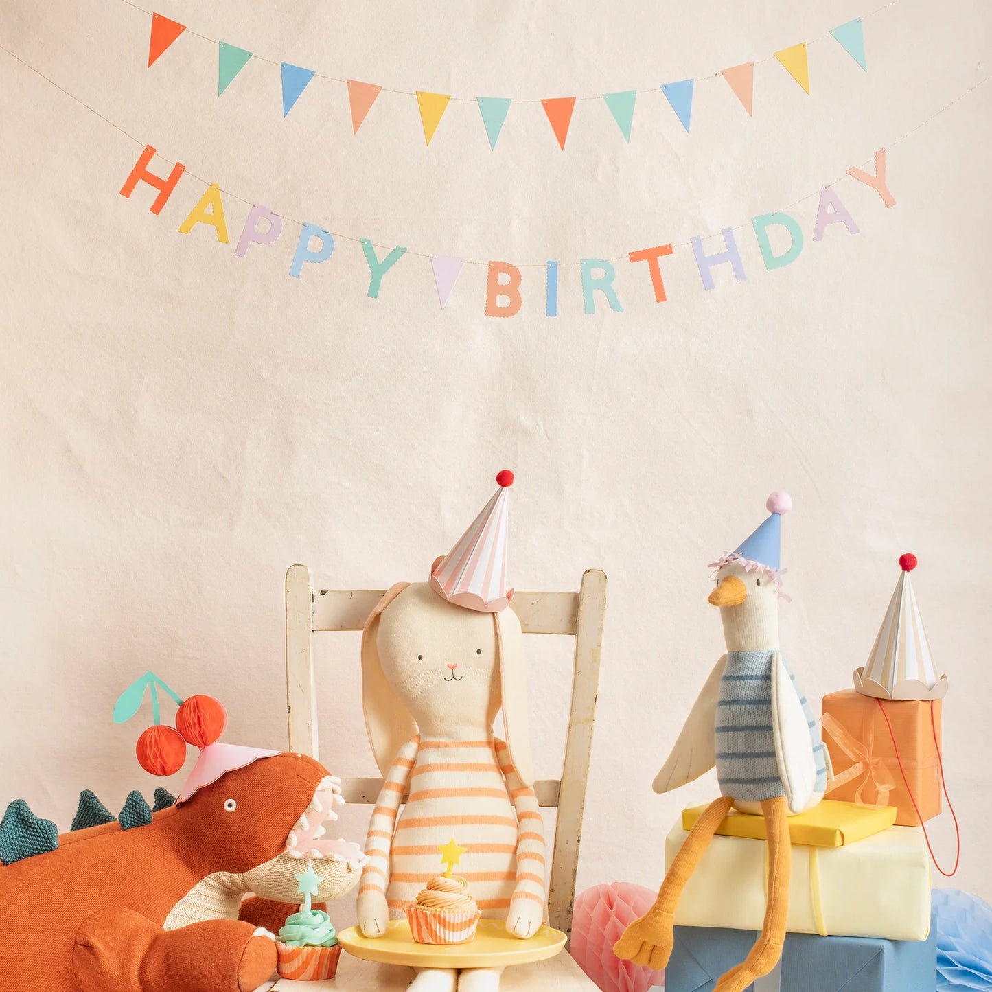 Meri Meri Happy Birthday Mini Matchbox garland set