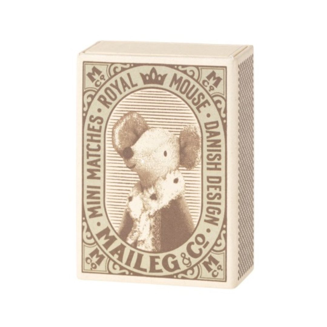 Maileg baby mouse matchbox