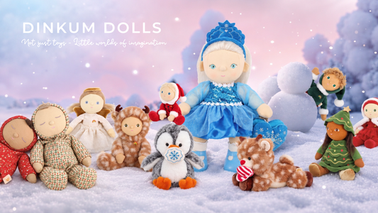 Stepping Into Holiday Hollow: The Olli Ella Dinkum Dolls Christmas Collection