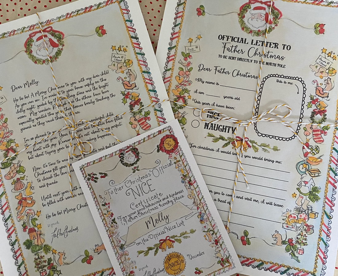 Personalised Christmas Stationery is Back at Mouse in a Box