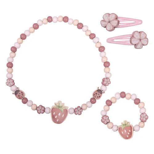 Little Dutch Wooden Jewellery Set - Strawberry