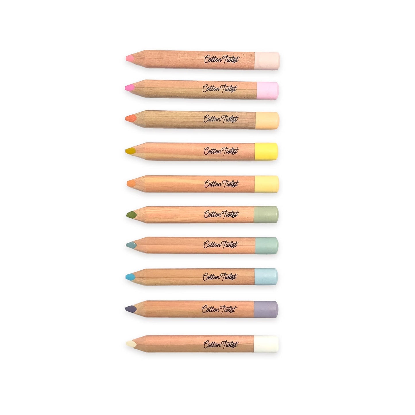 Cotton Twist Pastel Mix Watercolour Pencils Set