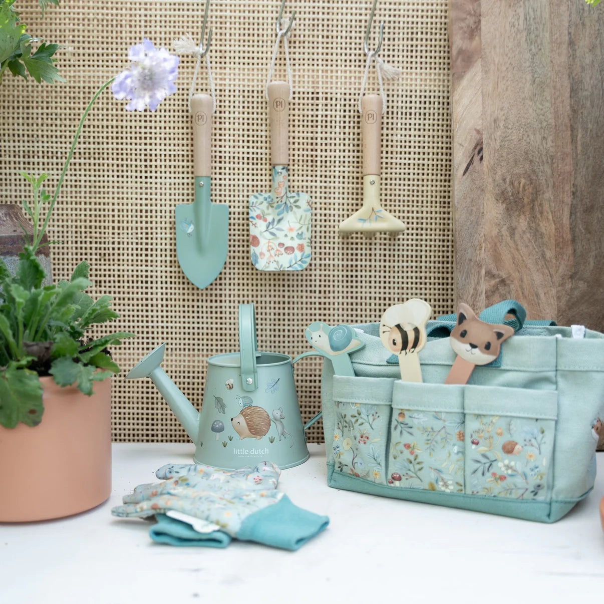 Little Dutch 10-Piece Garden Gift Set - Forest Friends