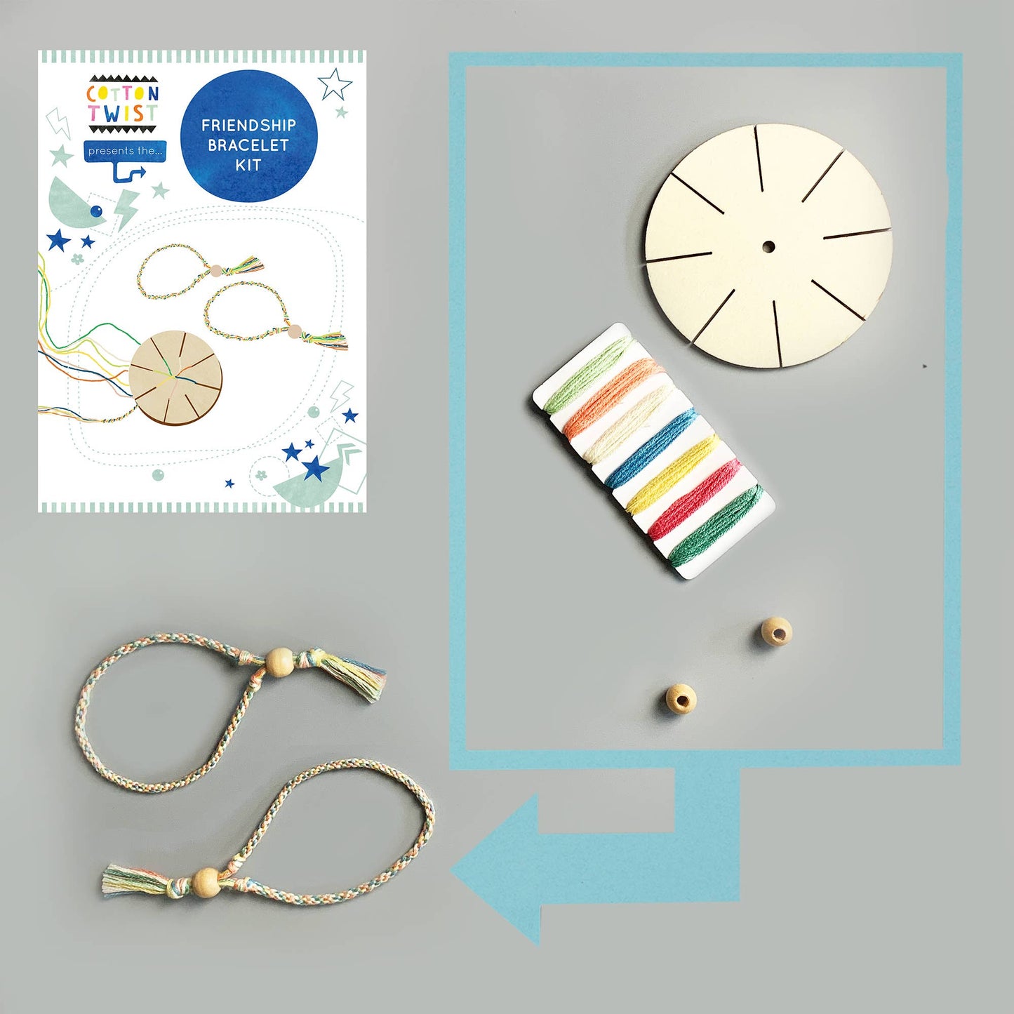 Cotton Twist Make Your Own Friendship Bracelet Kit
