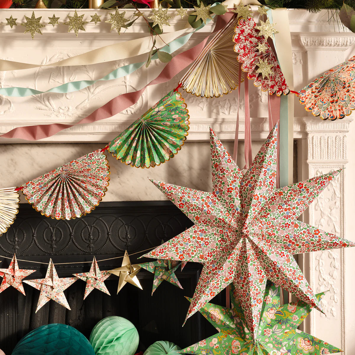 Meri Meri x Liberty Fan Garland