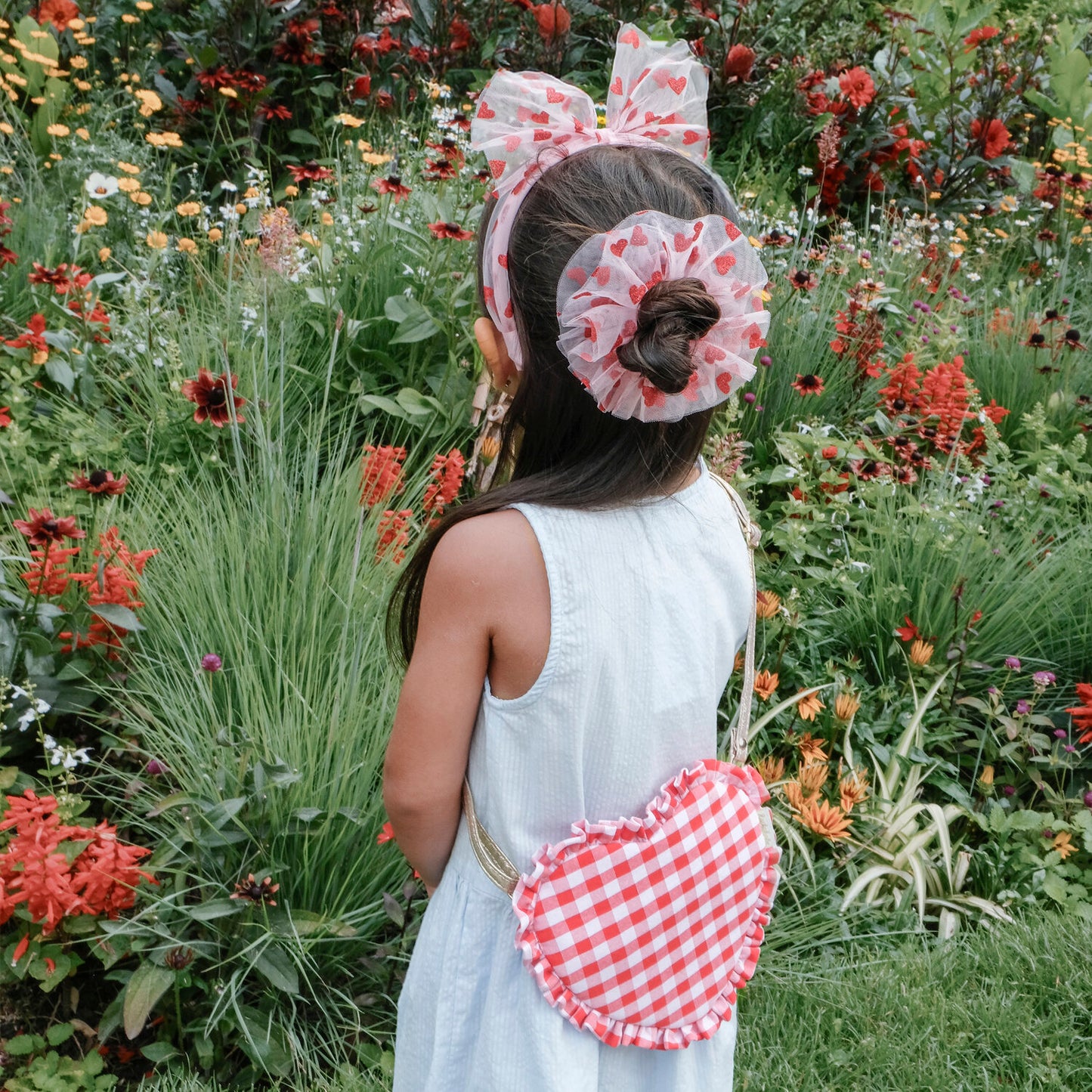 Rockahula Sweet Hearts Tulle Scrunchie