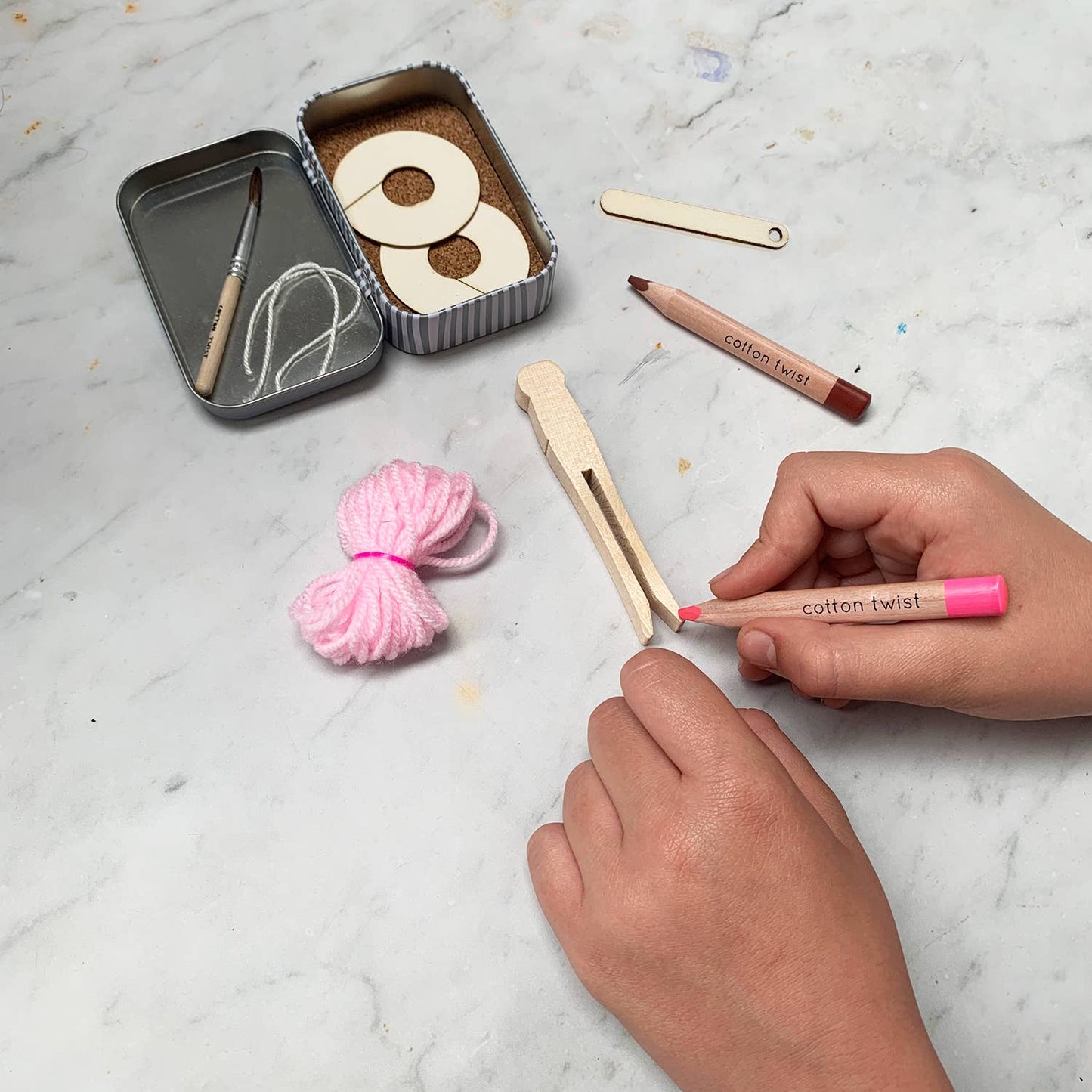 Cotton Twist Make Your Own Pom Pom Ballerina Gift Kit