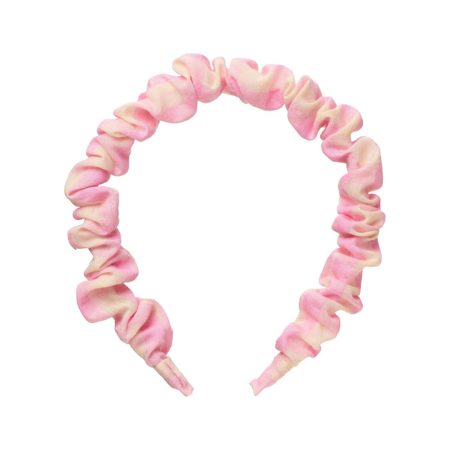 Rockahula Pink Gingham Ruffle Headband
