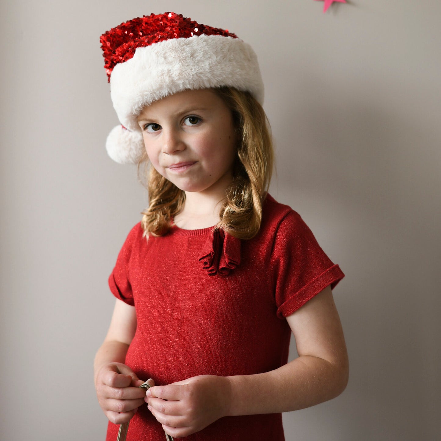 Rockahula Sequin Velvet Santa Hat