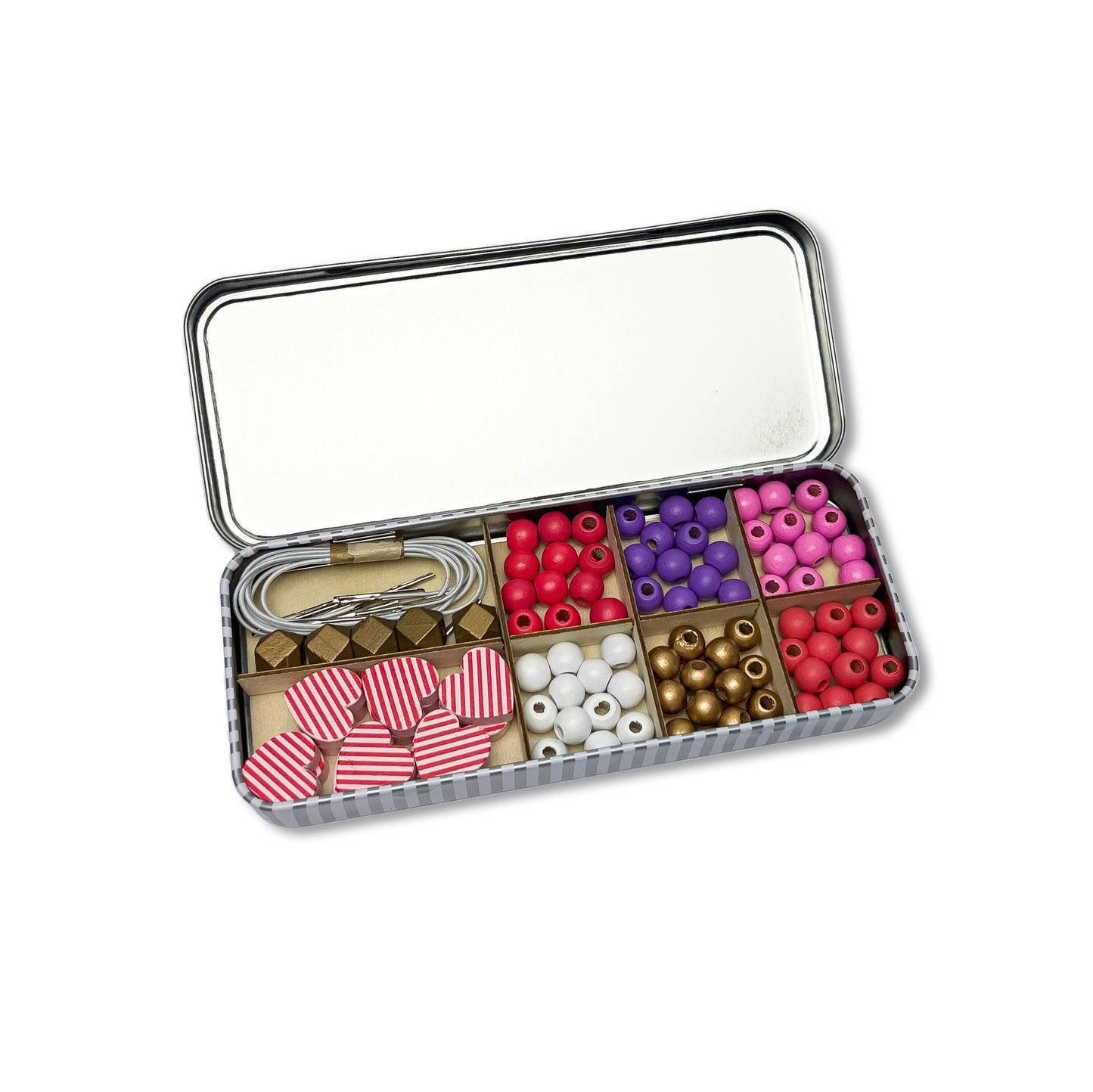 Cotton Twist Love & Hearts Bracelet Bead Kit