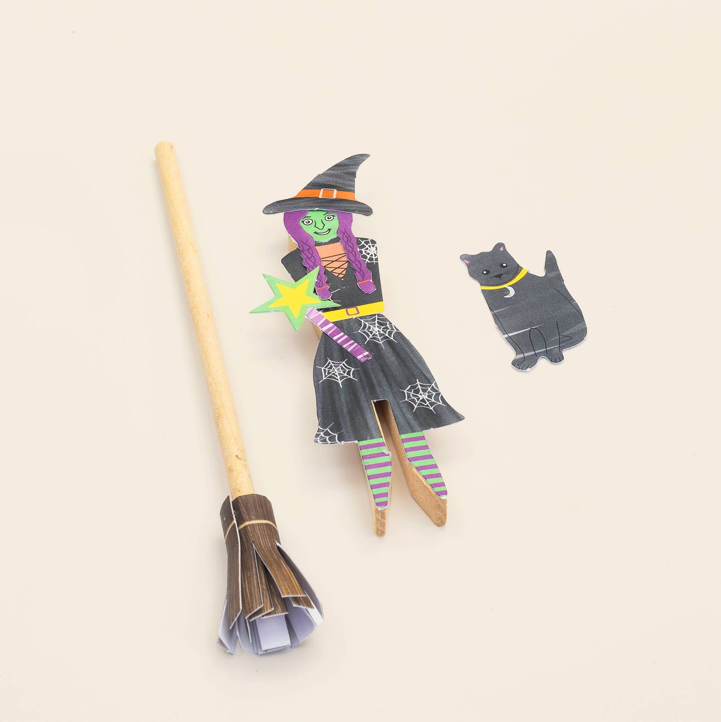 Cotton Twist - Make Your Own Witch Peg Doll